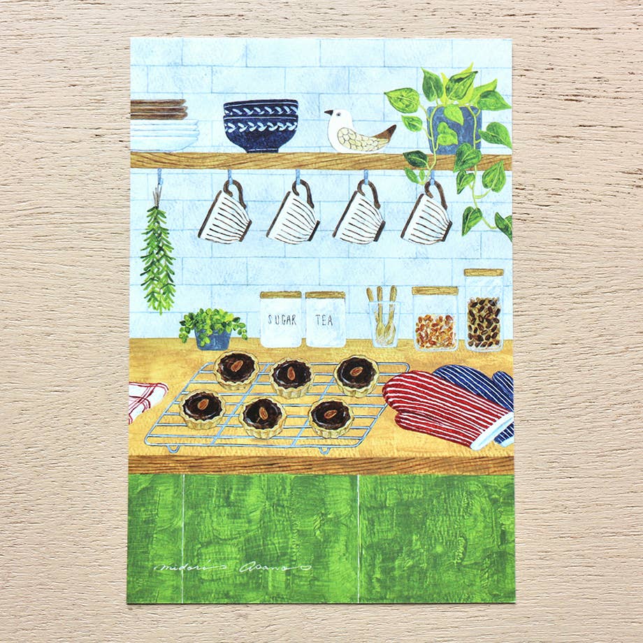 Cozyca Postcard Pad - Three O'Clock