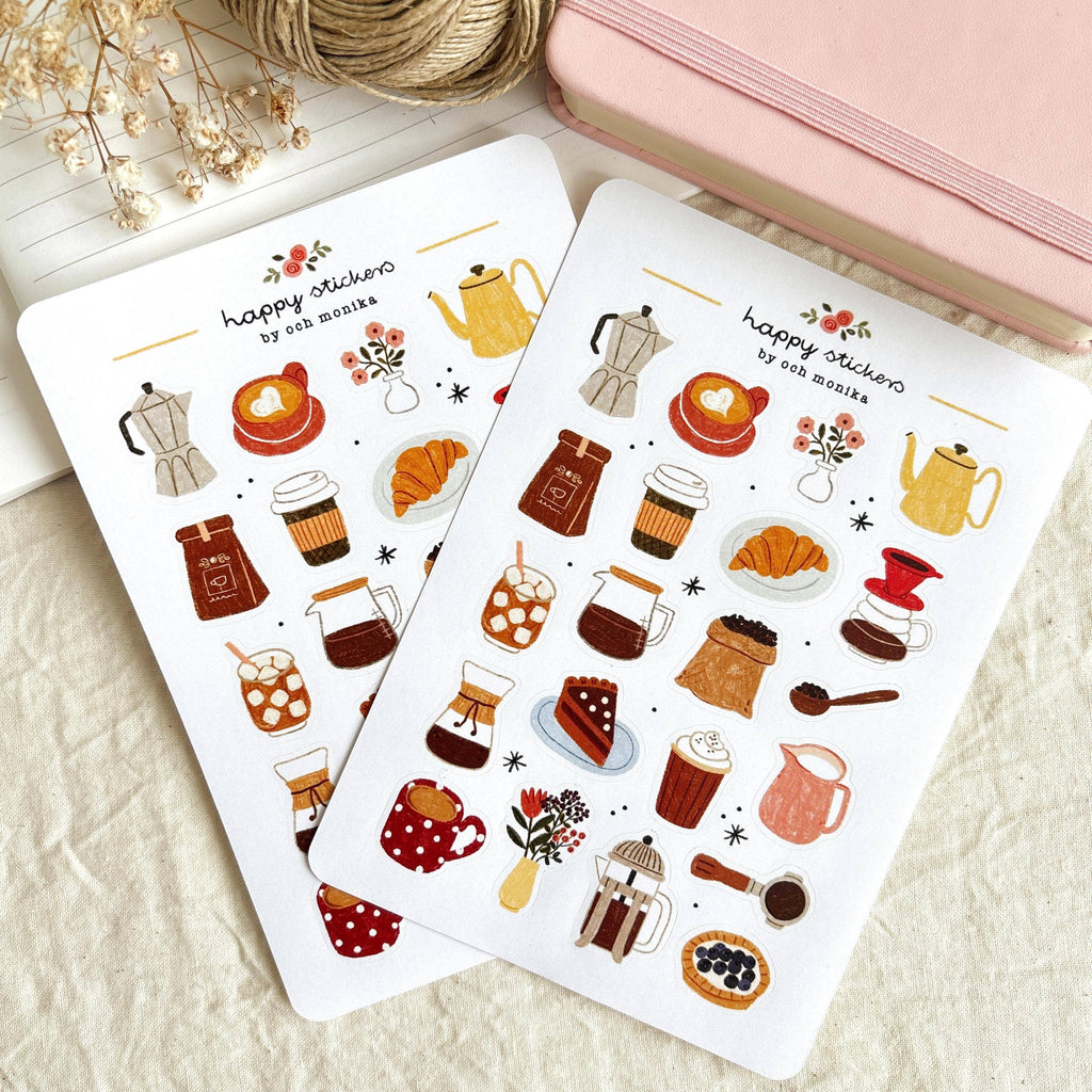 Coffee time – Stickers by Och Monika