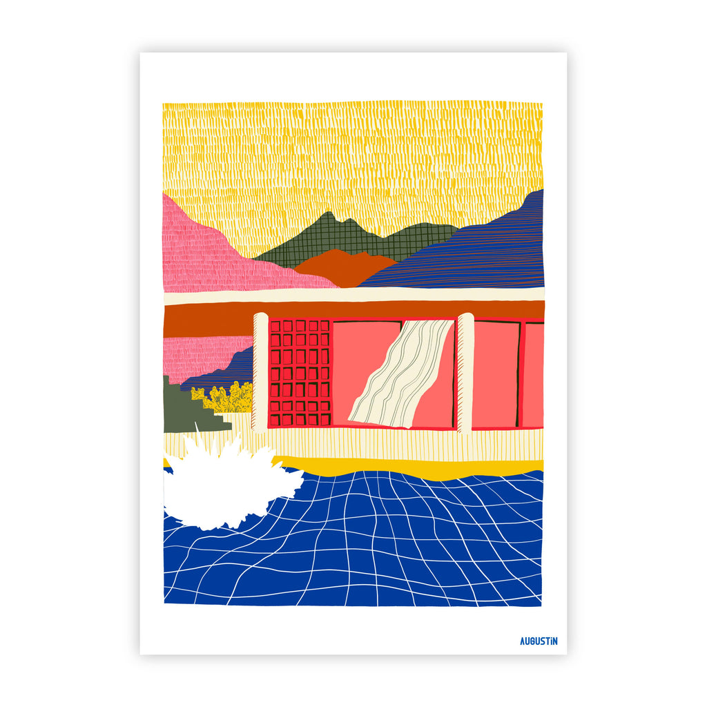 The Dive - Postcard by AUGUSTIN
