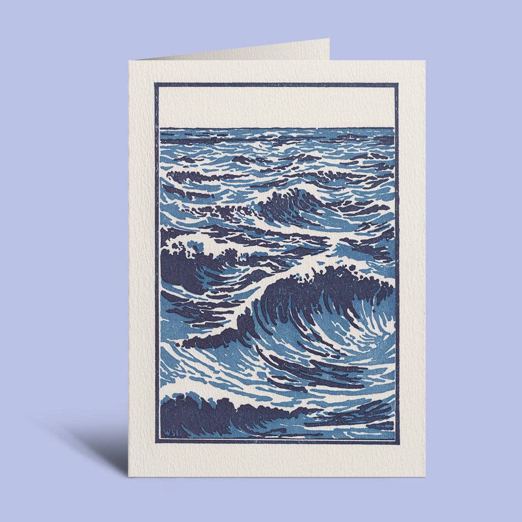 The Sea – Letterpress Card