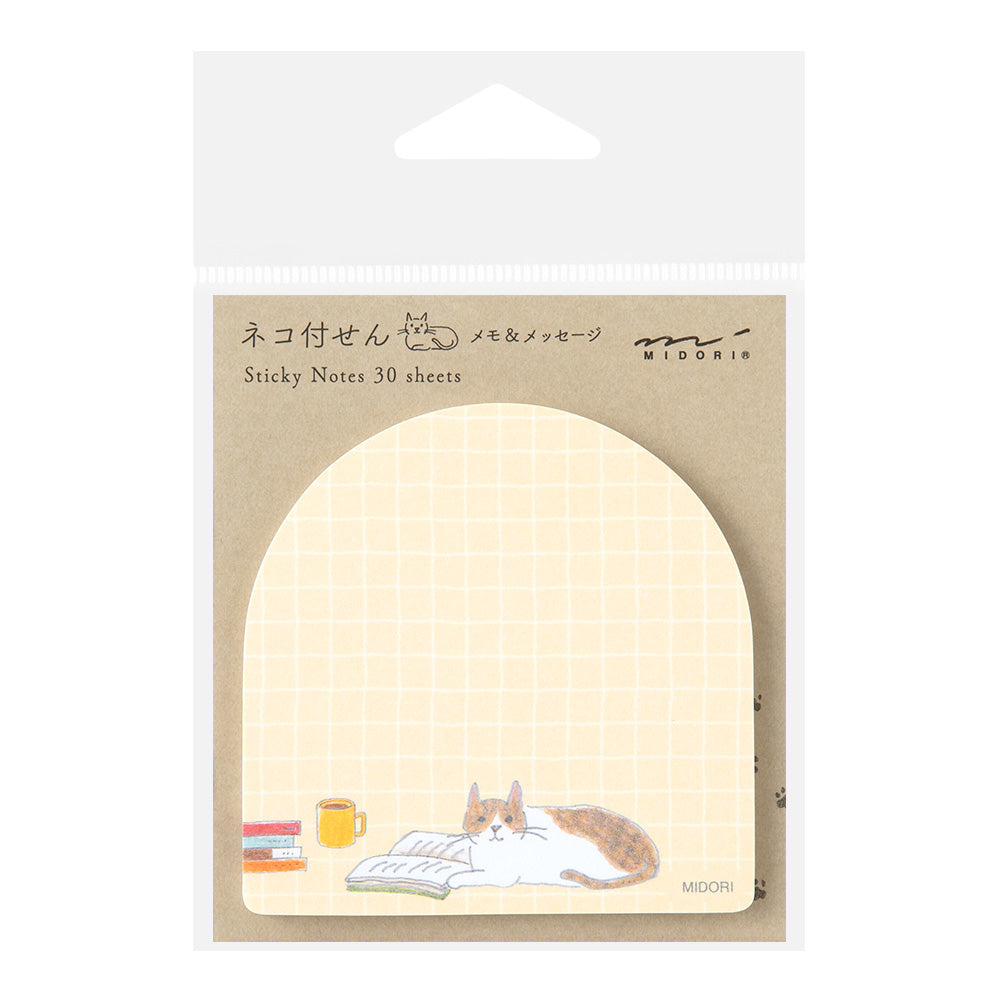 Book and Cat Sticky Notes – Midori