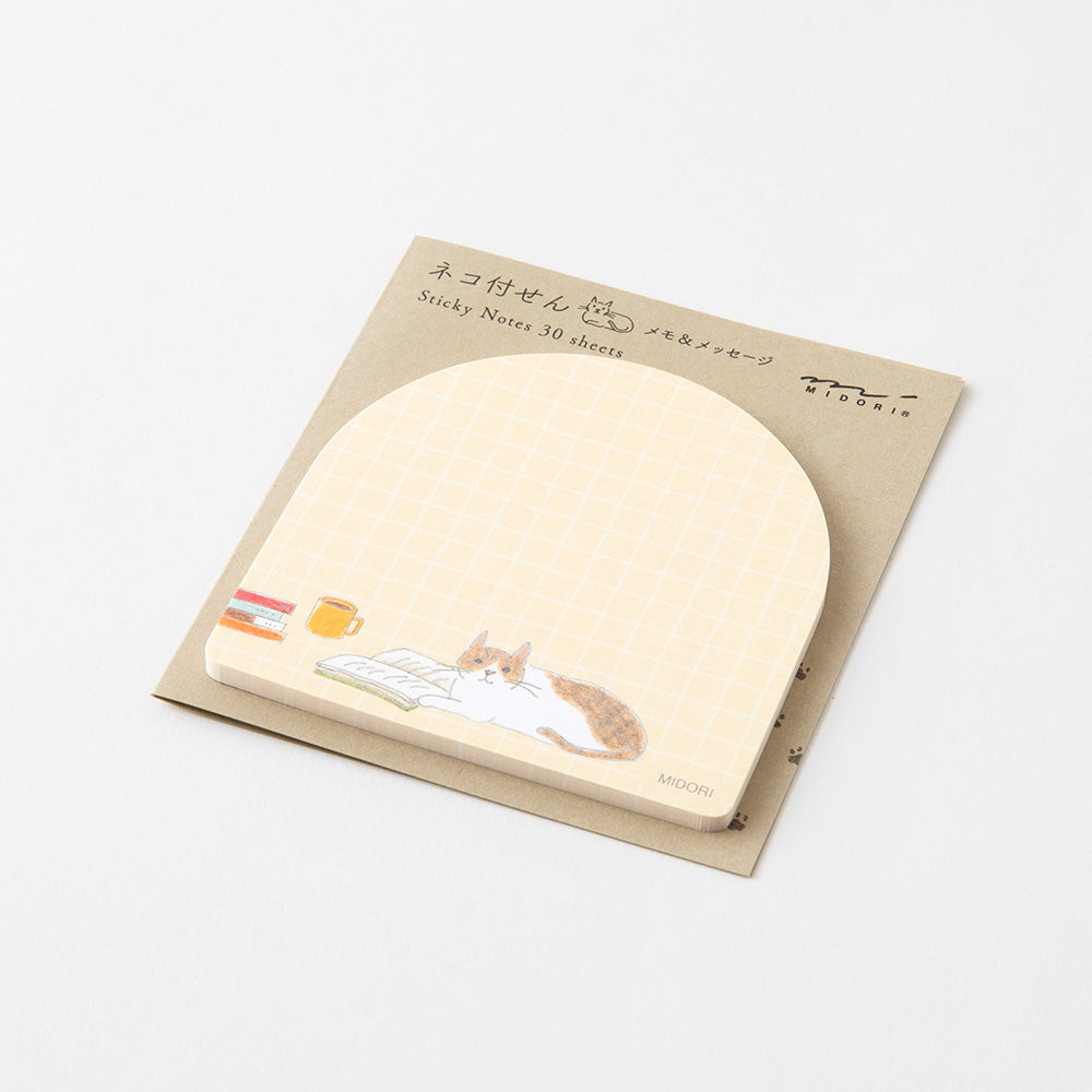 Book and Cat Sticky Notes – Midori