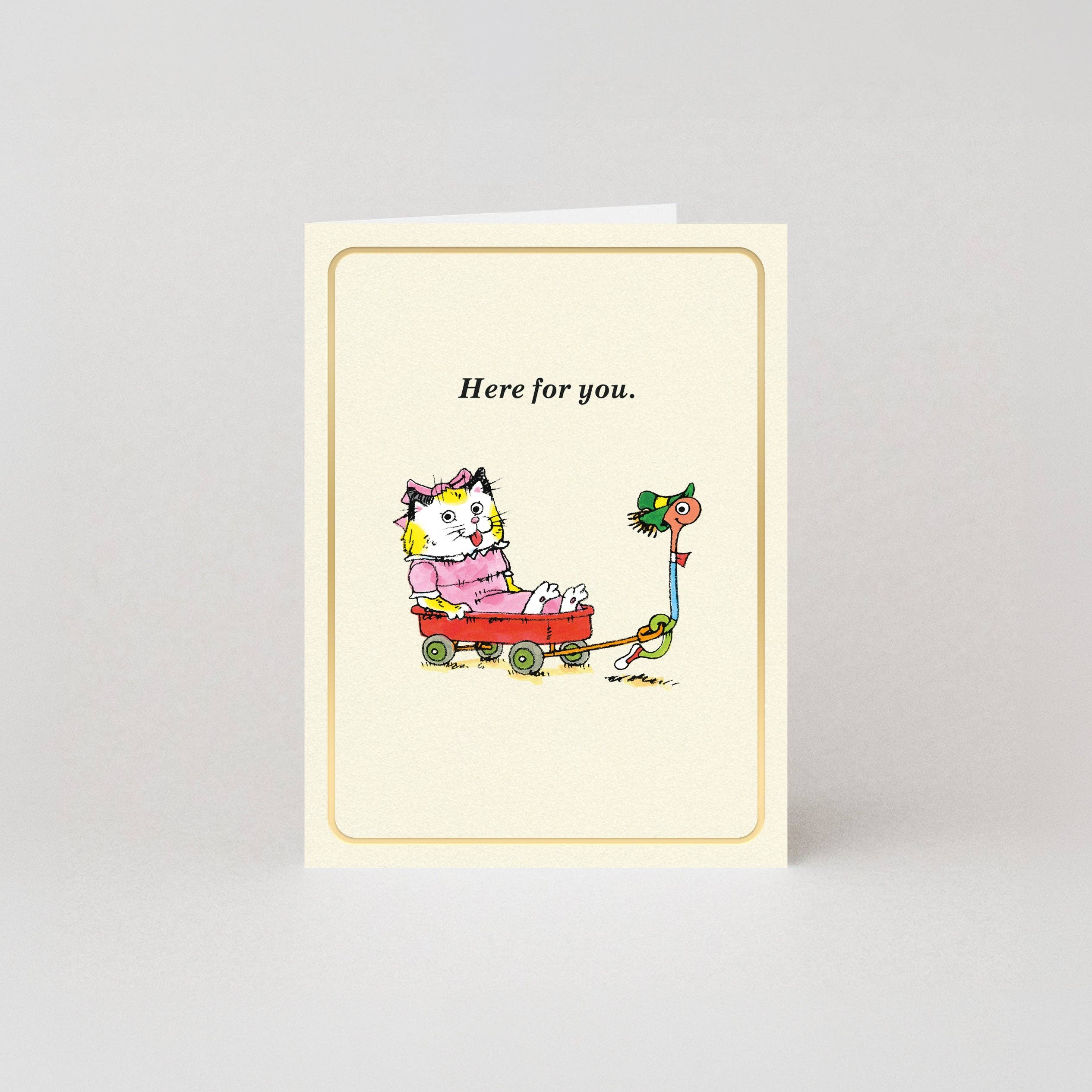 Here For You – Mini Card by Richard Scarry