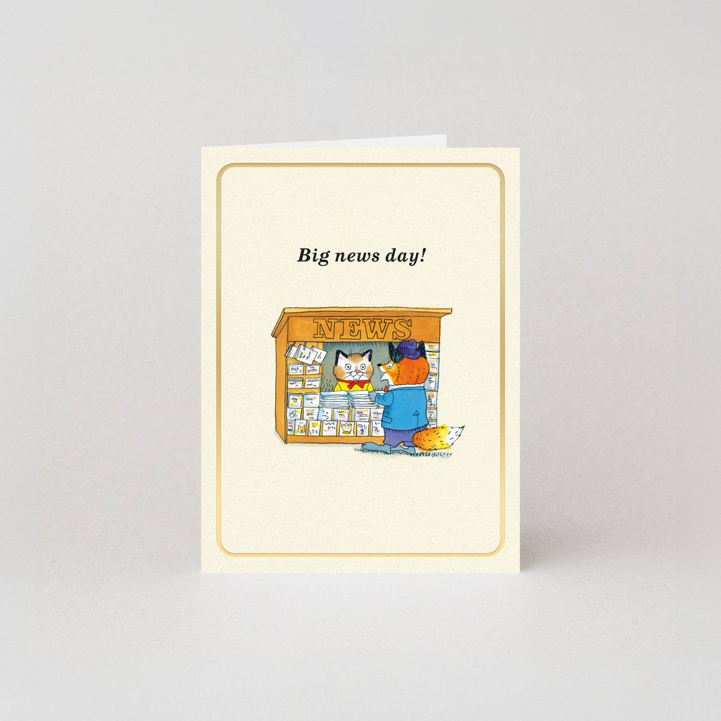Big News Day – Mini Card by Richard Scarry