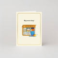 Big News Day – Mini Card by Richard Scarry
