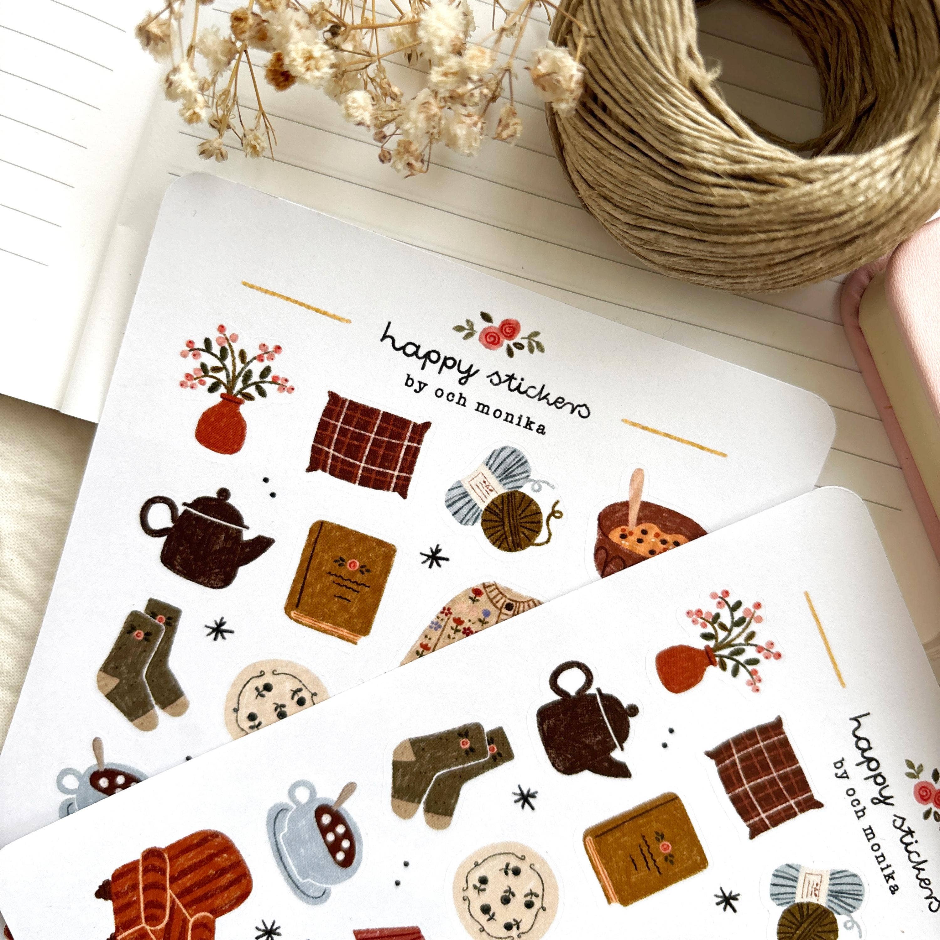 Cosy Home – Stickers by Och Monika