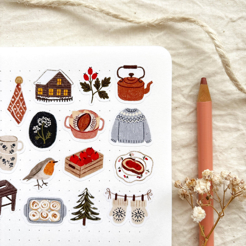 Soft winter – Stickers by Och Monika