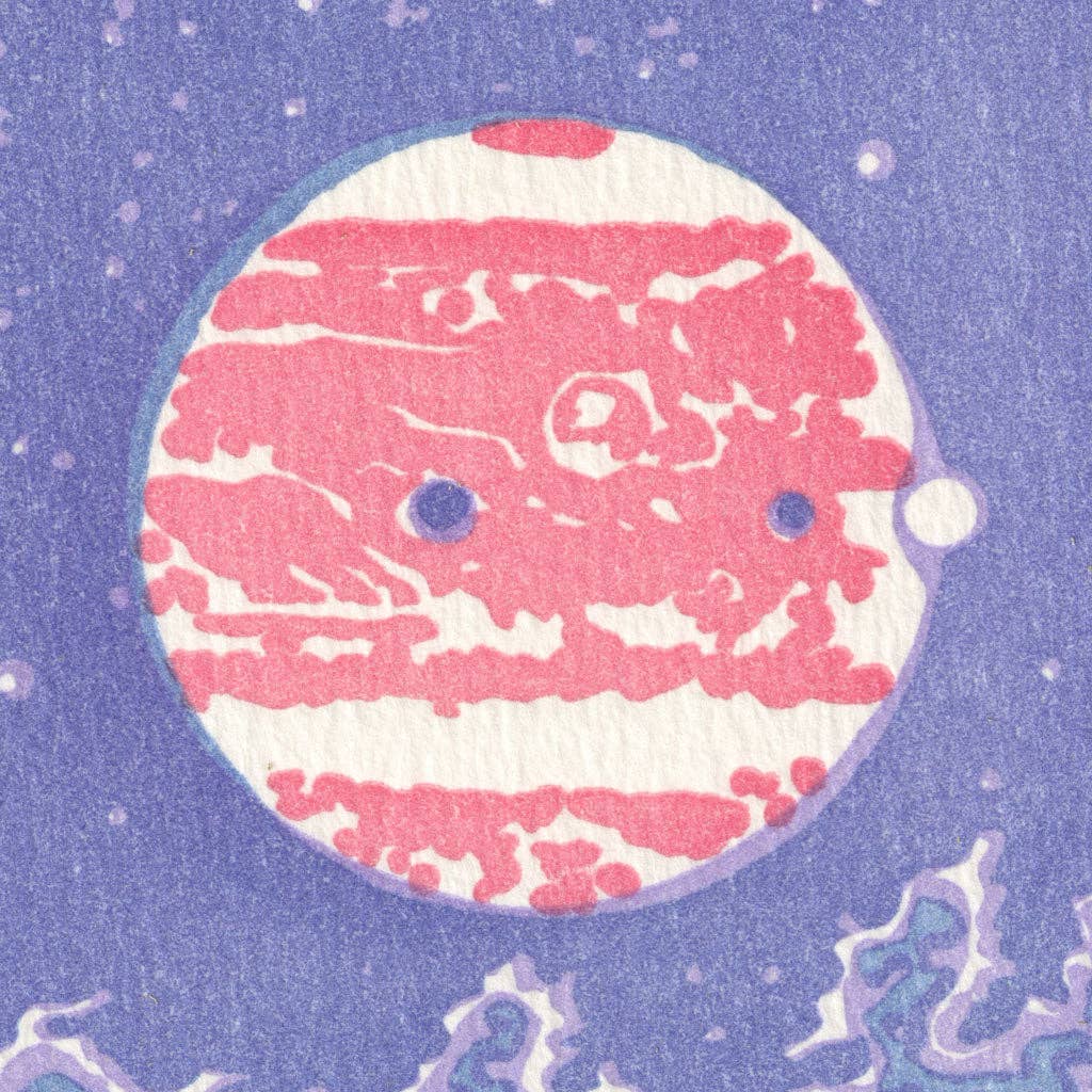 Moons of Jupiter – Letterpress Card