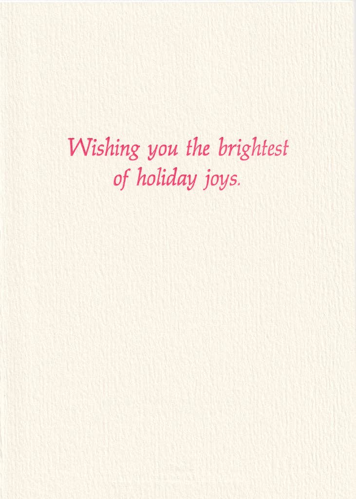 Folk Deer – Letterpress Card