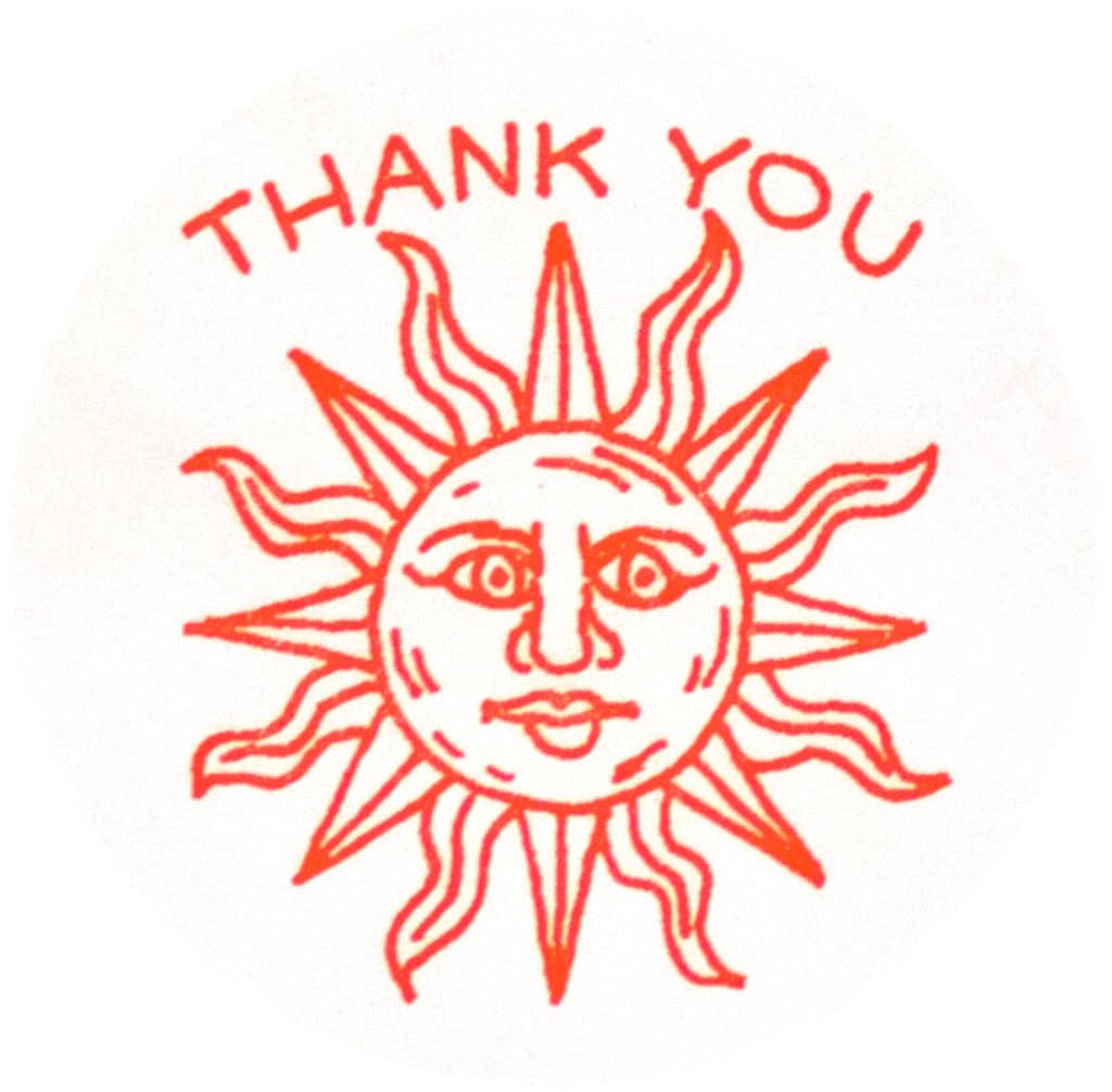 Thank You Sun - Letter Seal (Pack of 10)