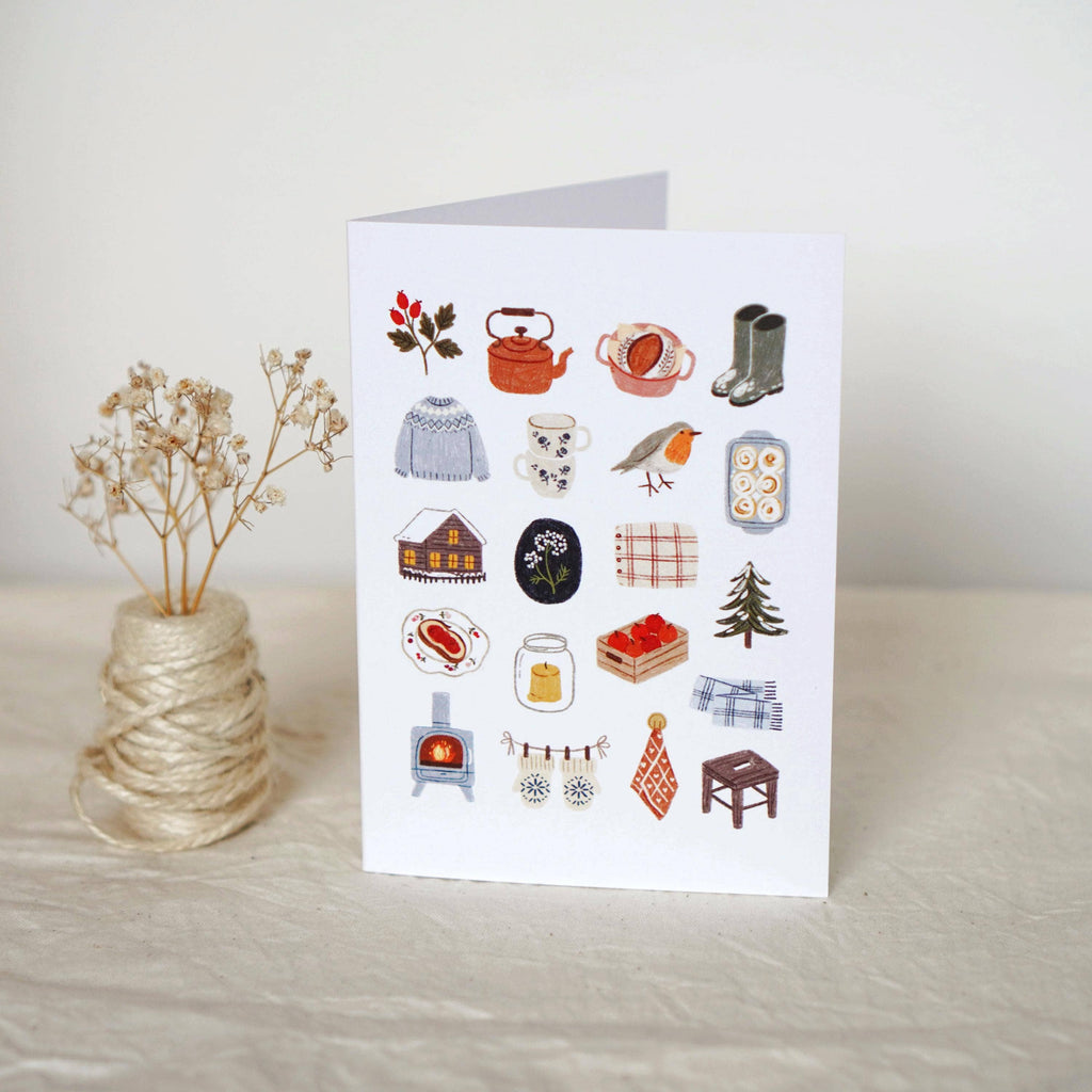 Soft Winter Christmas Card – Och Monika