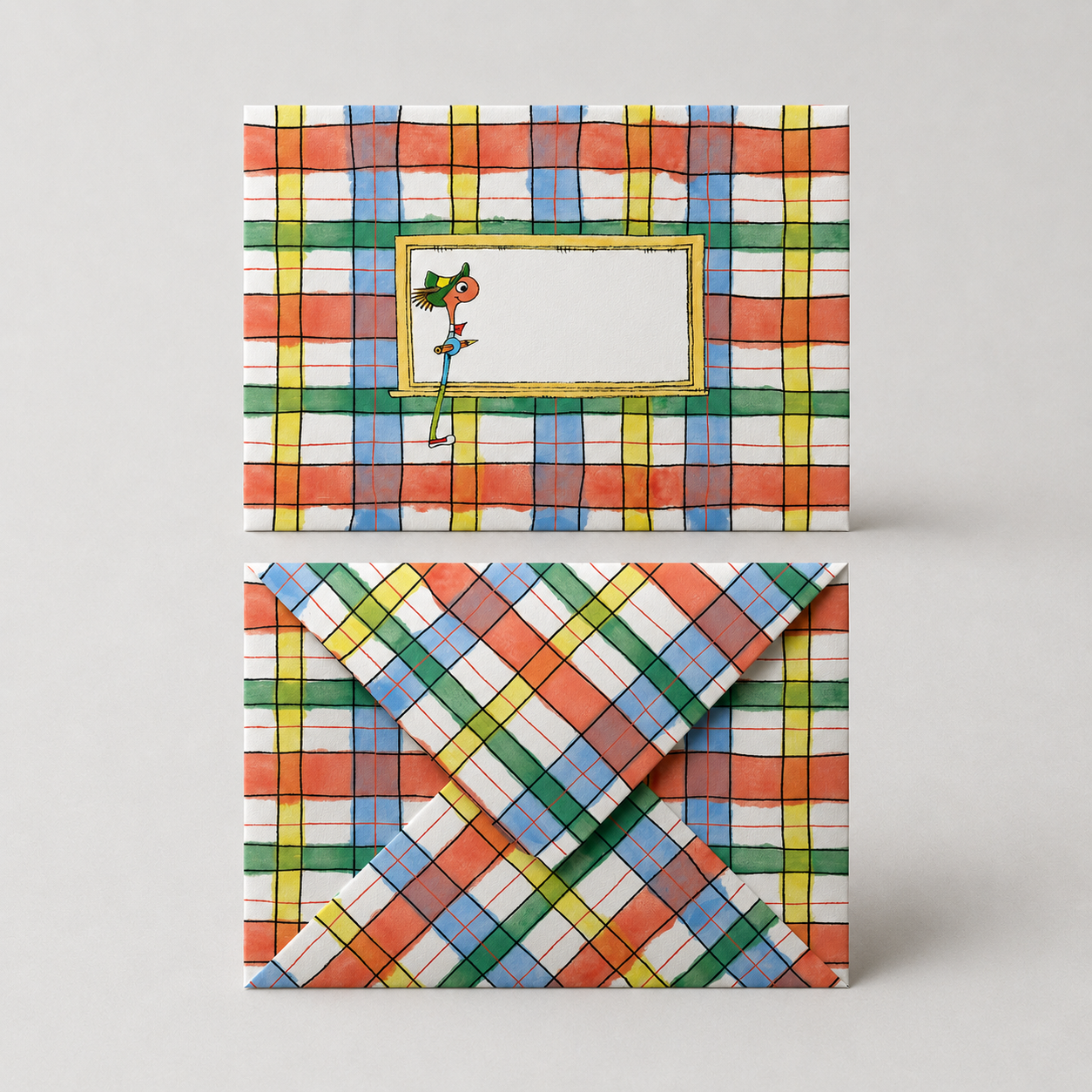 Birthday Plans - Greetings Card by Richard Scarry