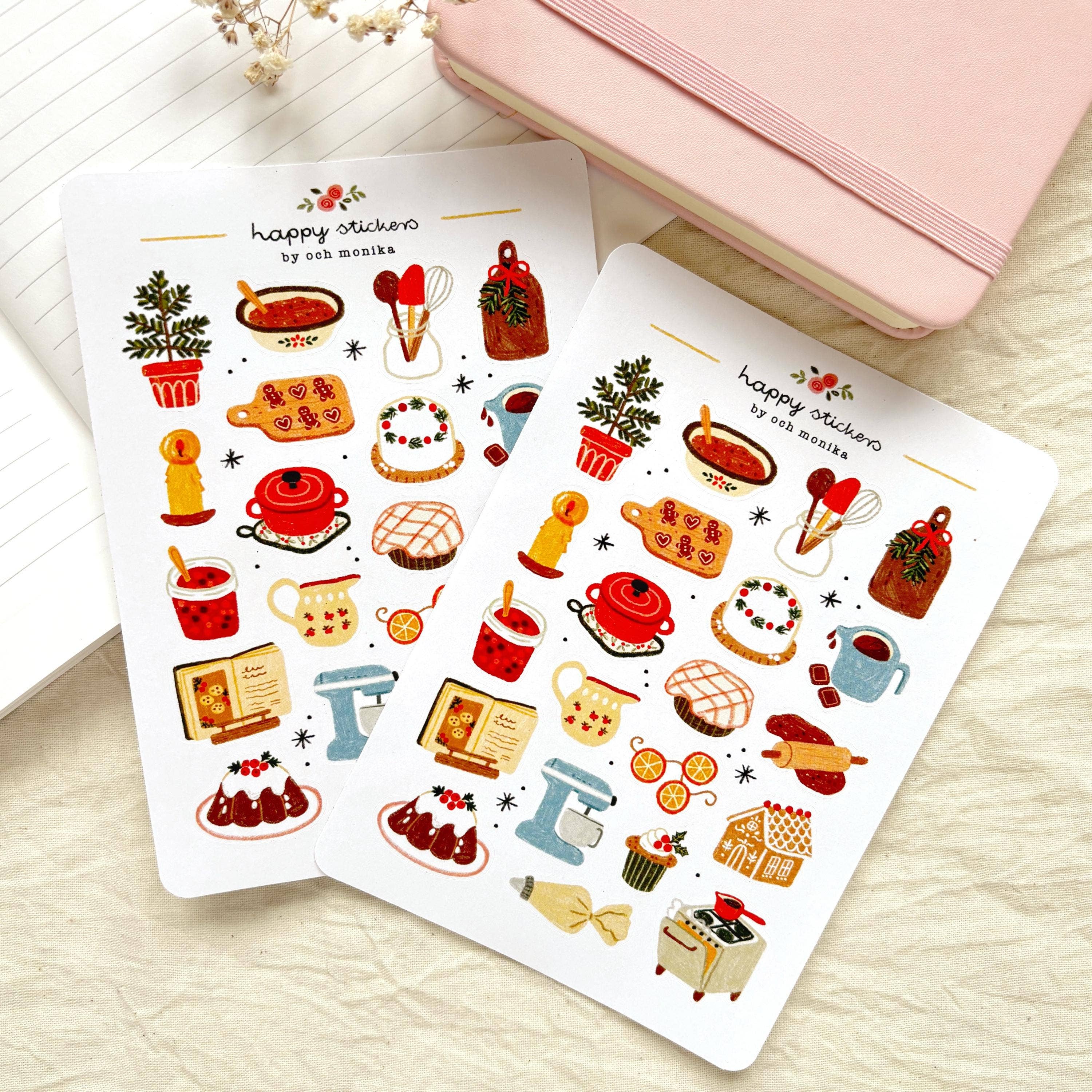 Winter Baking – Stickers by Och Monika