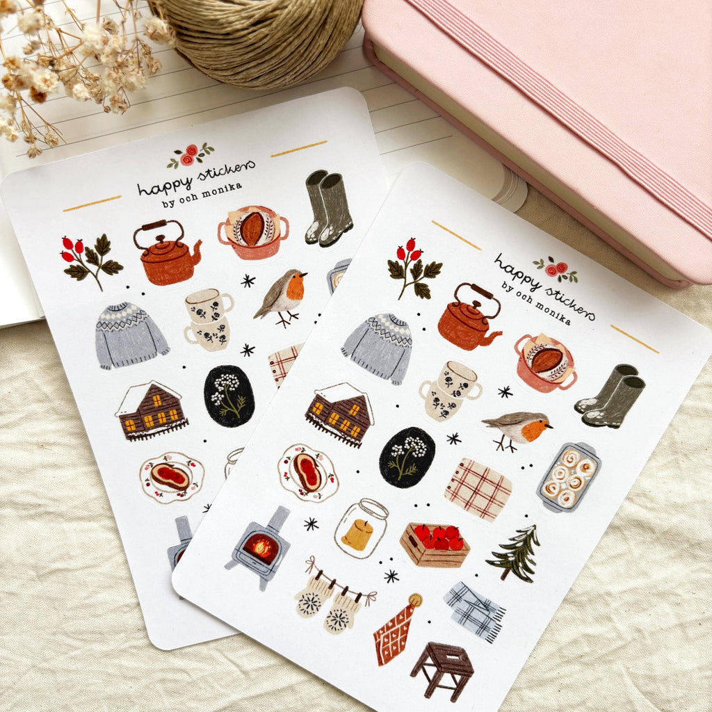 Soft winter – Stickers by Och Monika