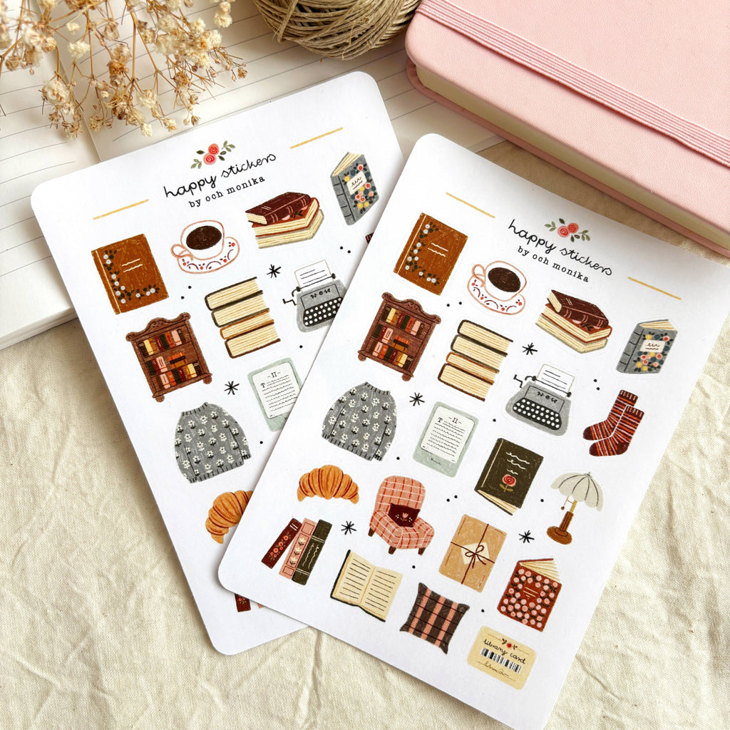 Bookish Corner stickers – Och Monika