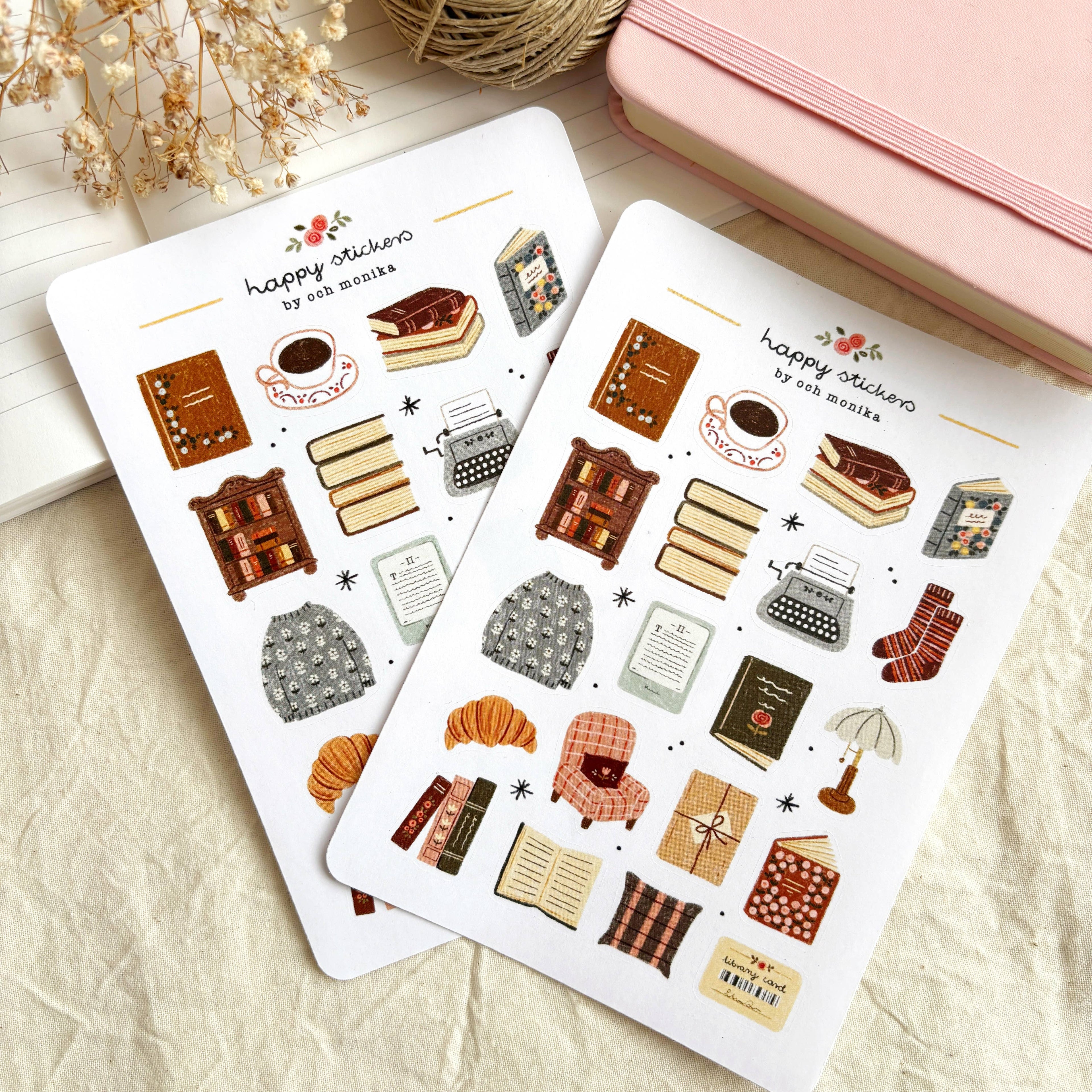 Bookish Corner stickers – Och Monika