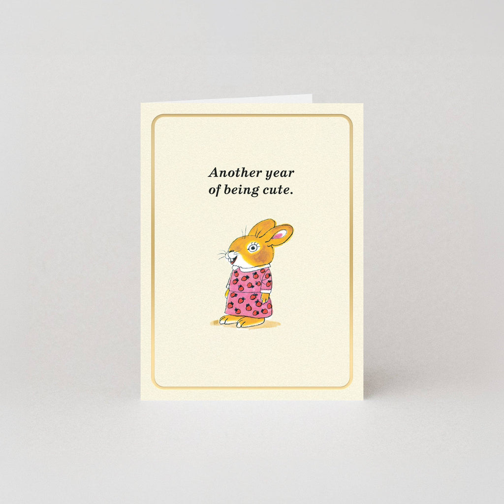 Another Year of Being Cute – Mini Card by Richard Scarry