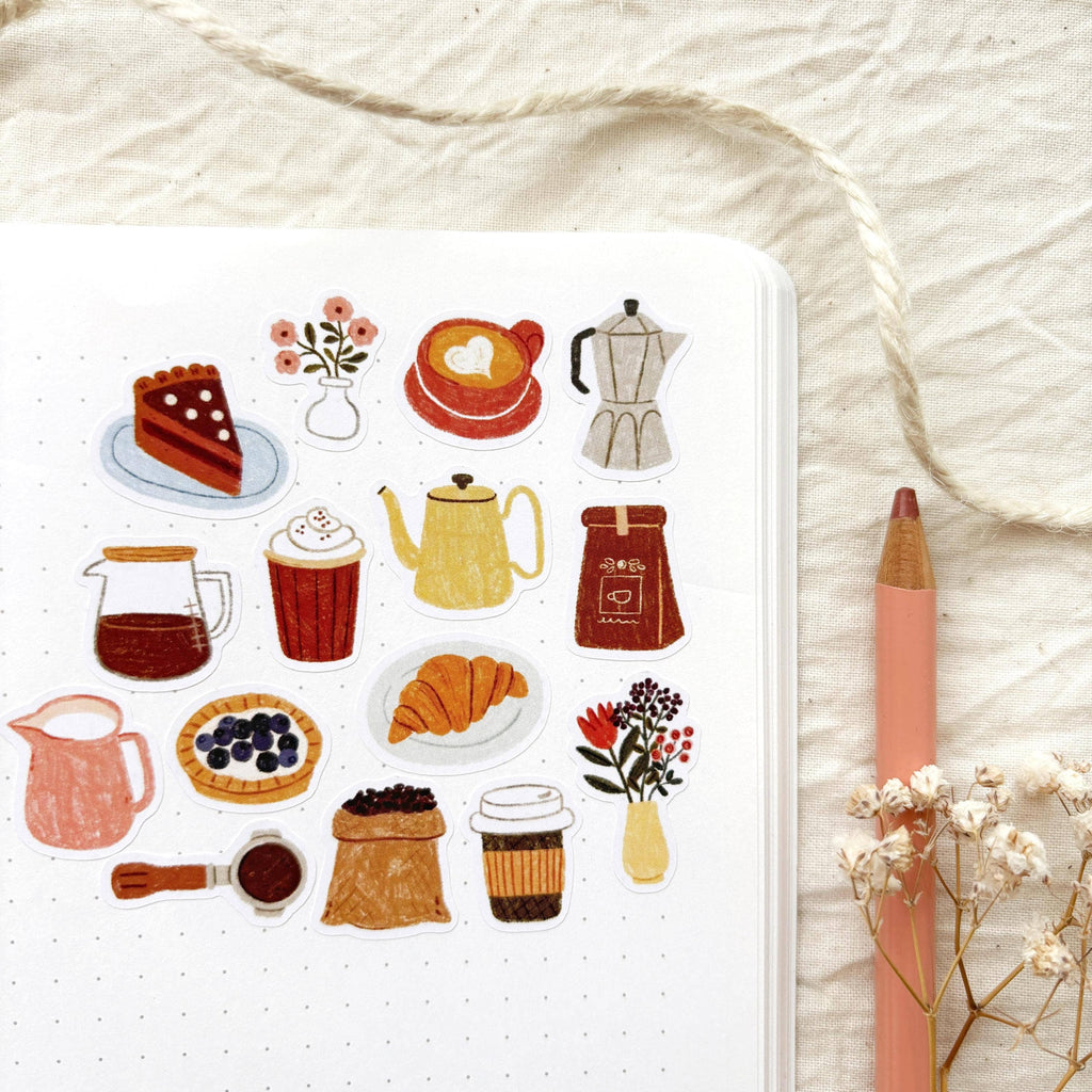 Coffee time – Stickers by Och Monika
