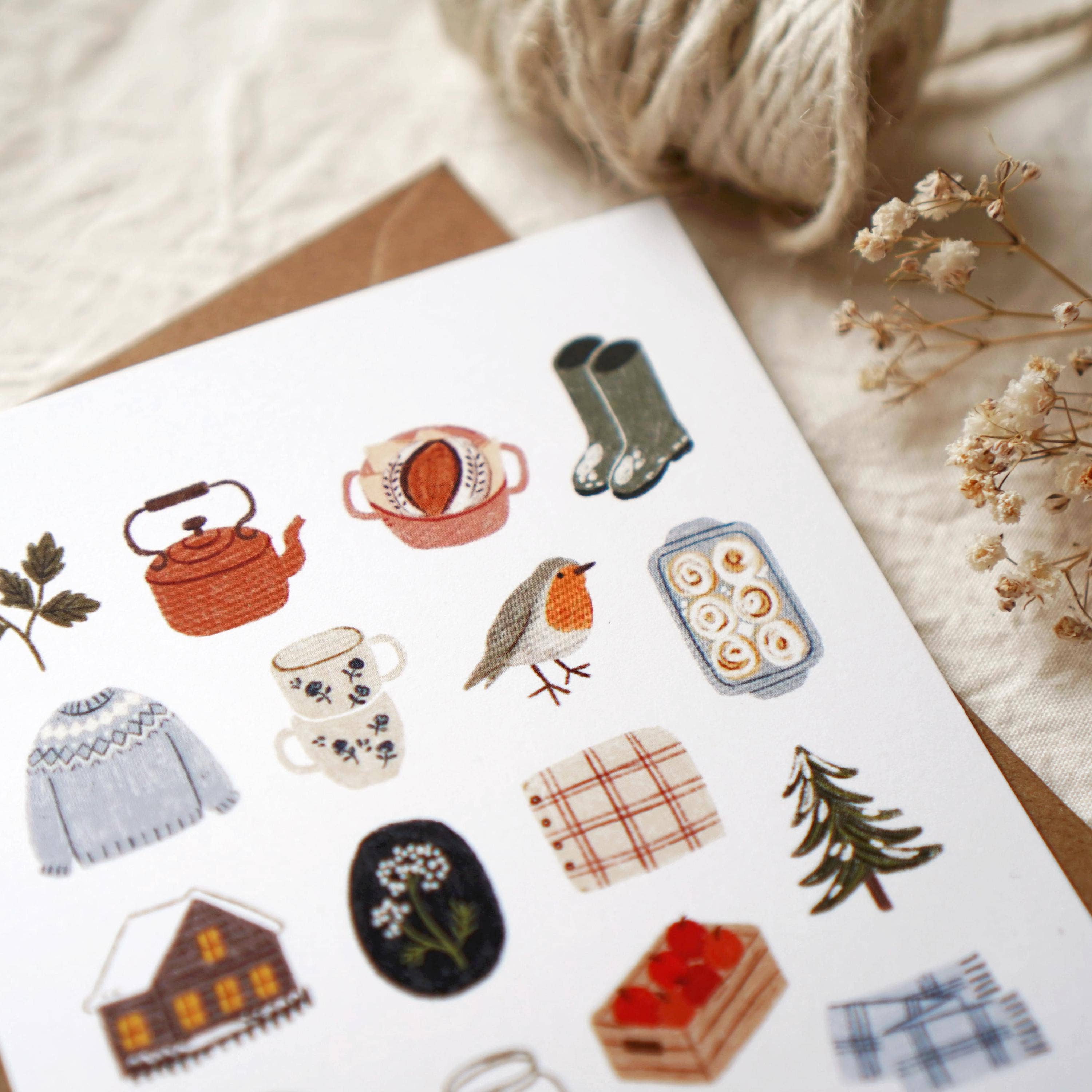 Soft Winter Christmas Card – Och Monika
