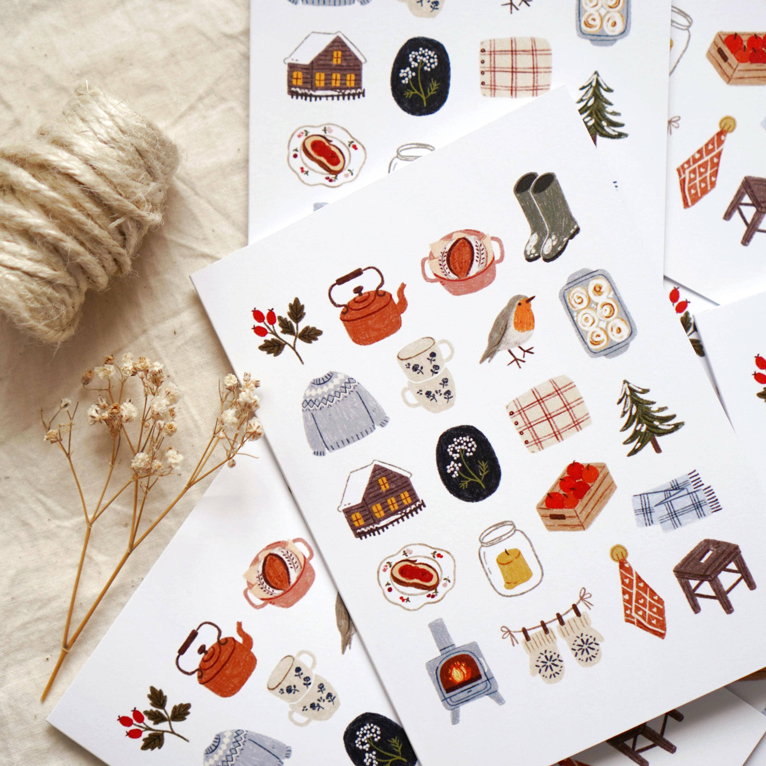 Soft Winter Christmas Card – Och Monika