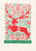 Folk Deer – Letterpress Card