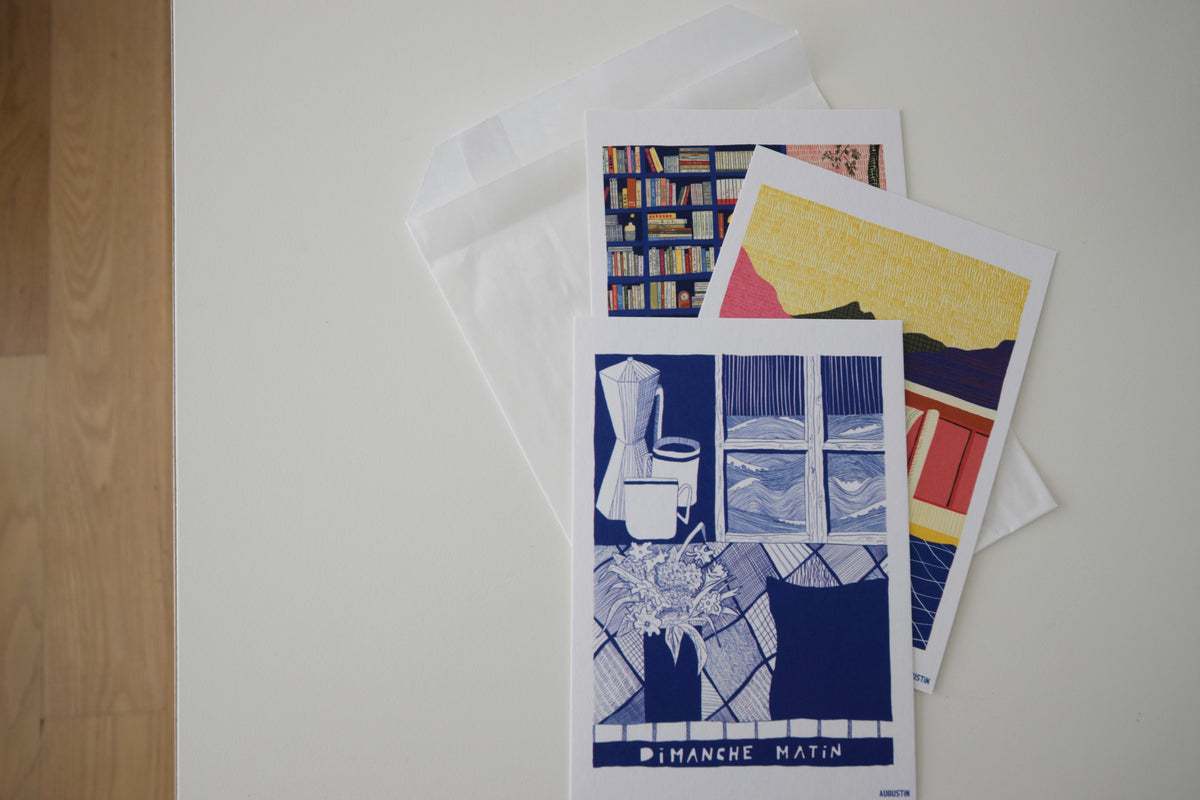 Sunday Morning - Postcard by AUGUSTIN