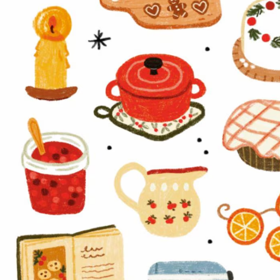 Winter Baking – Stickers by Och Monika