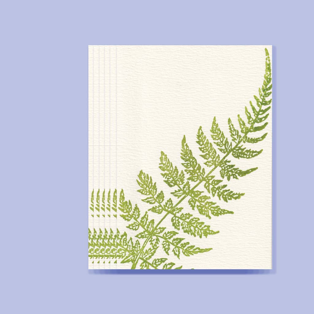 Curve Fern - Small Note Cards (Pack of Six)
