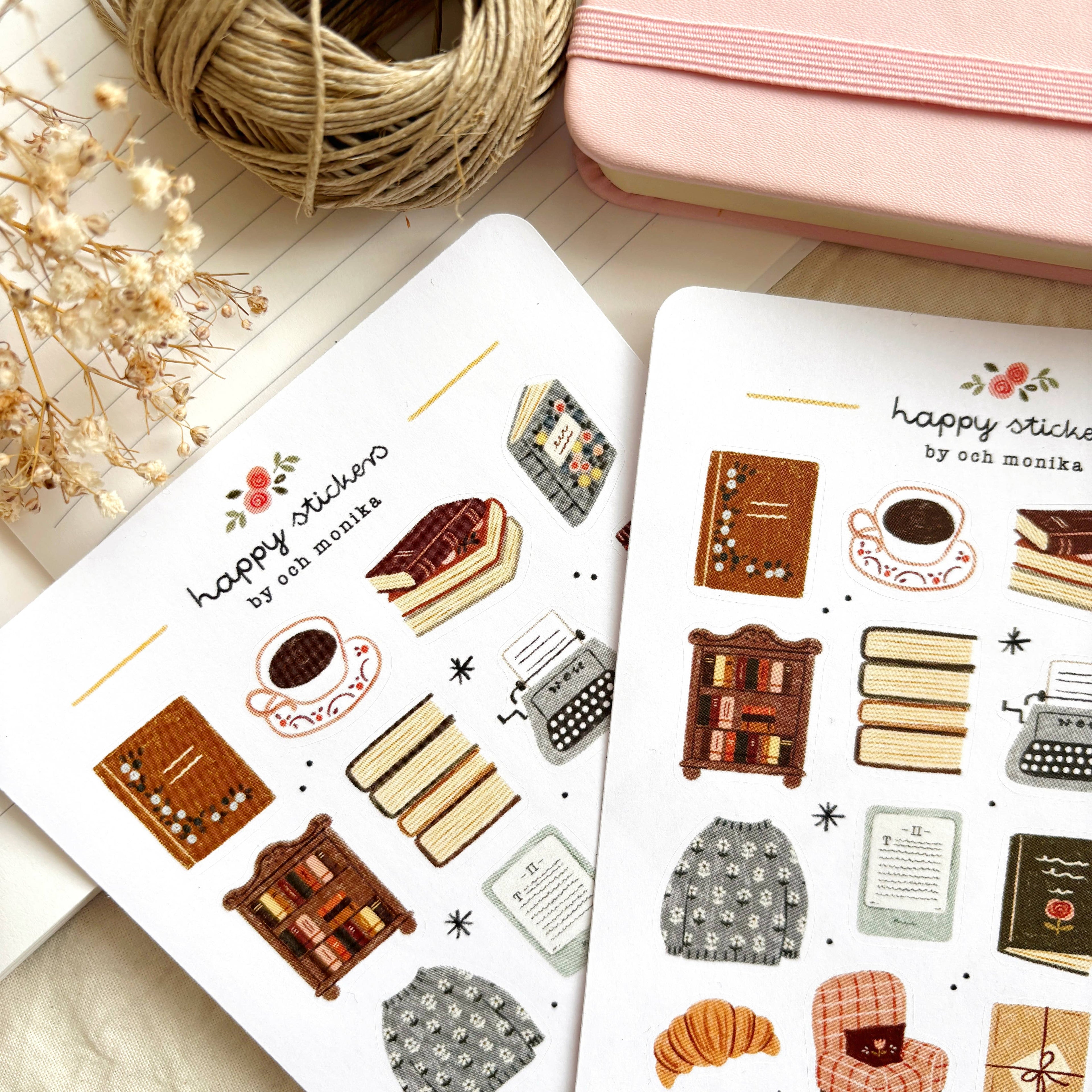 Bookish Corner stickers – Och Monika