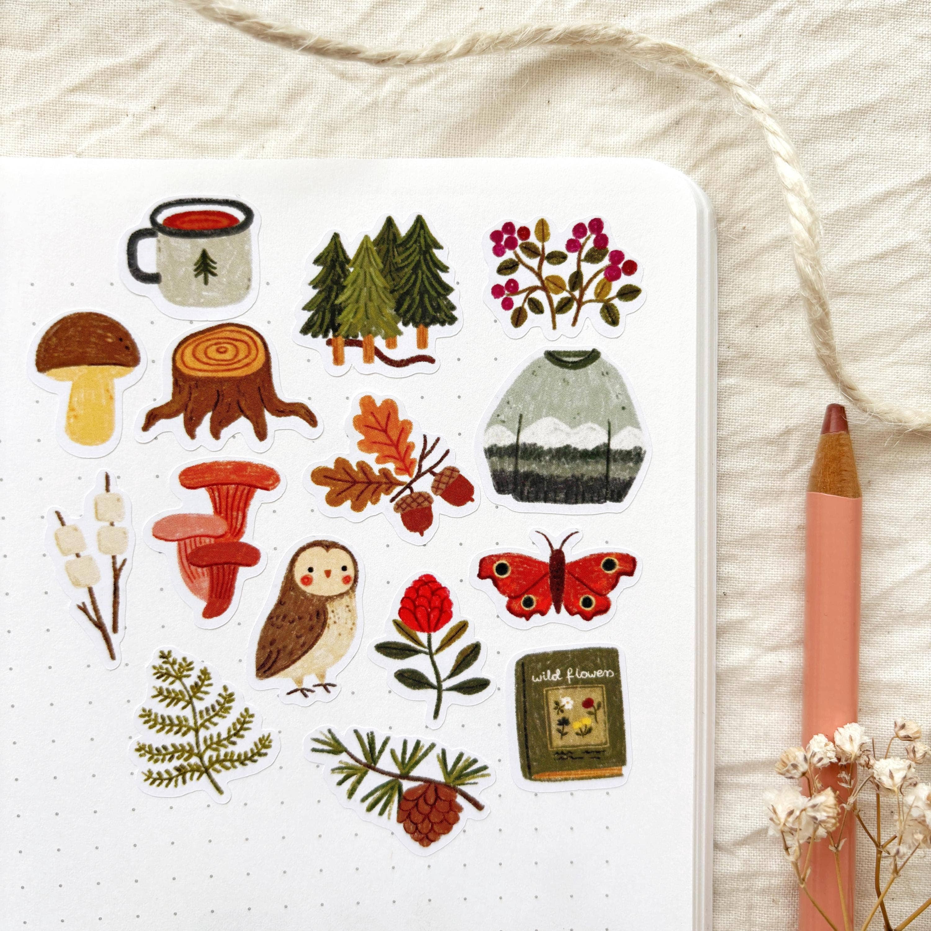Forest Walks – Stickers by Och Monika