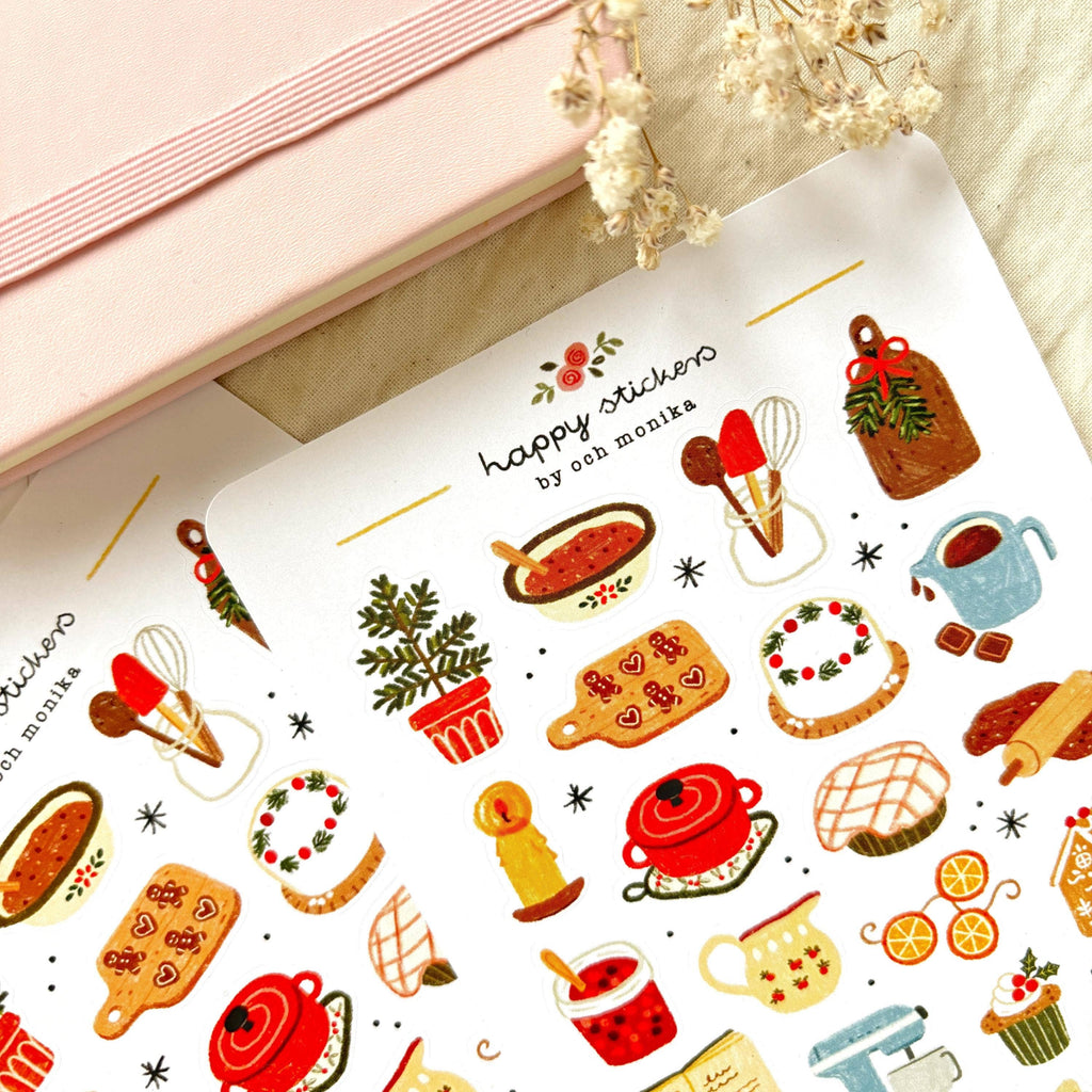 Winter Baking – Stickers by Och Monika