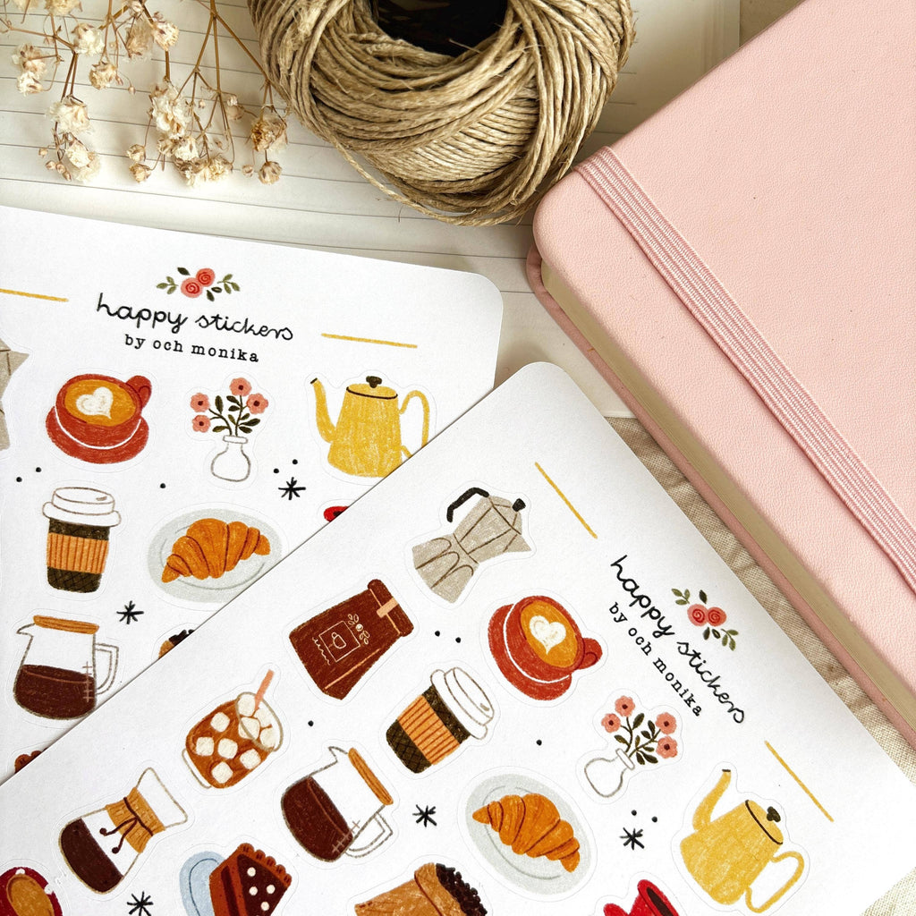 Coffee time – Stickers by Och Monika