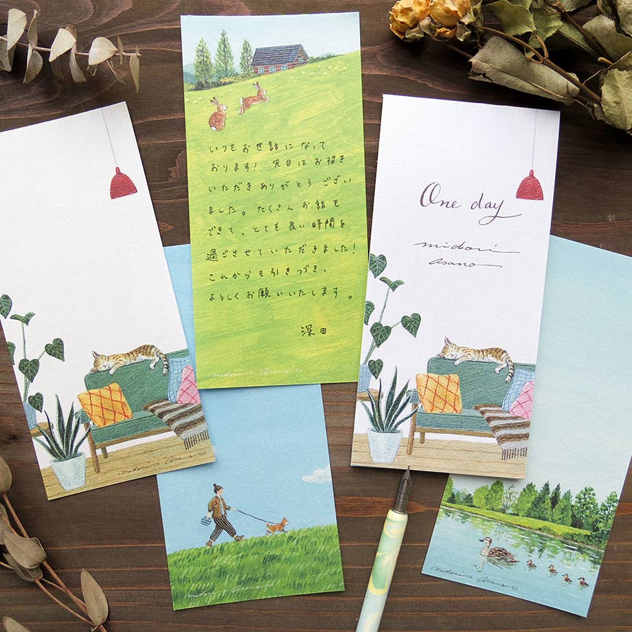 One Day – Ippitsusen Letter Pad by Cozyca
