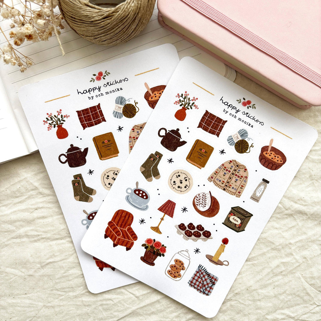 Cosy Home – Stickers by Och Monika