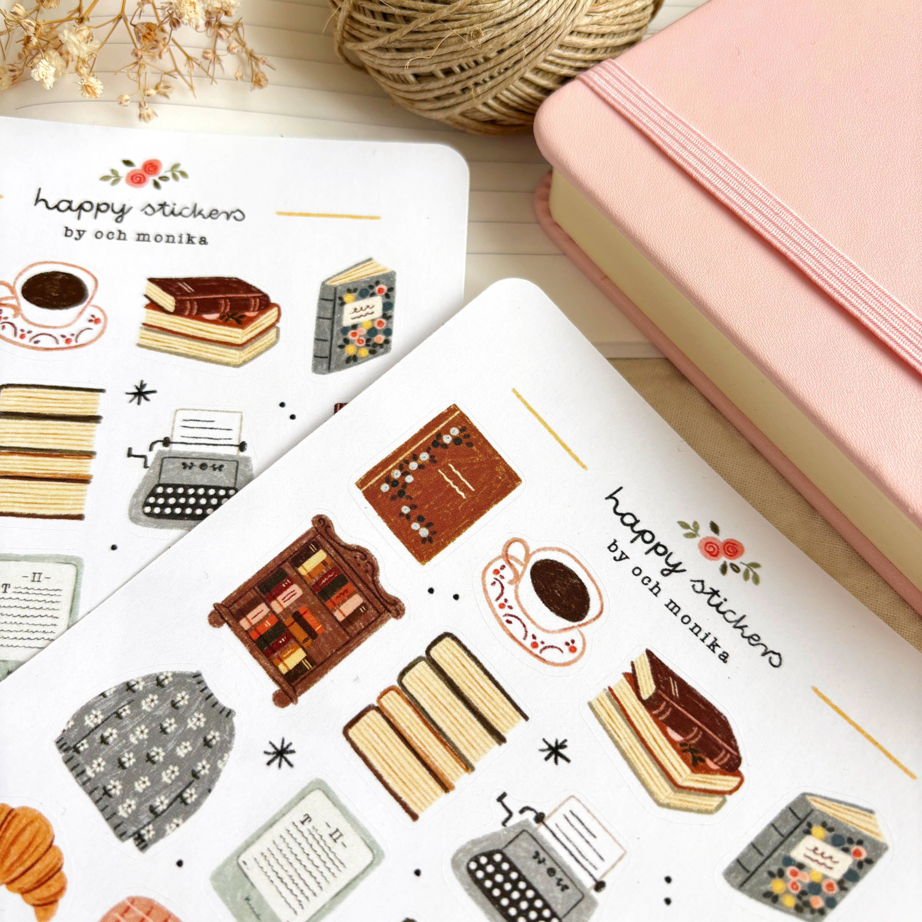 Bookish Corner stickers – Och Monika