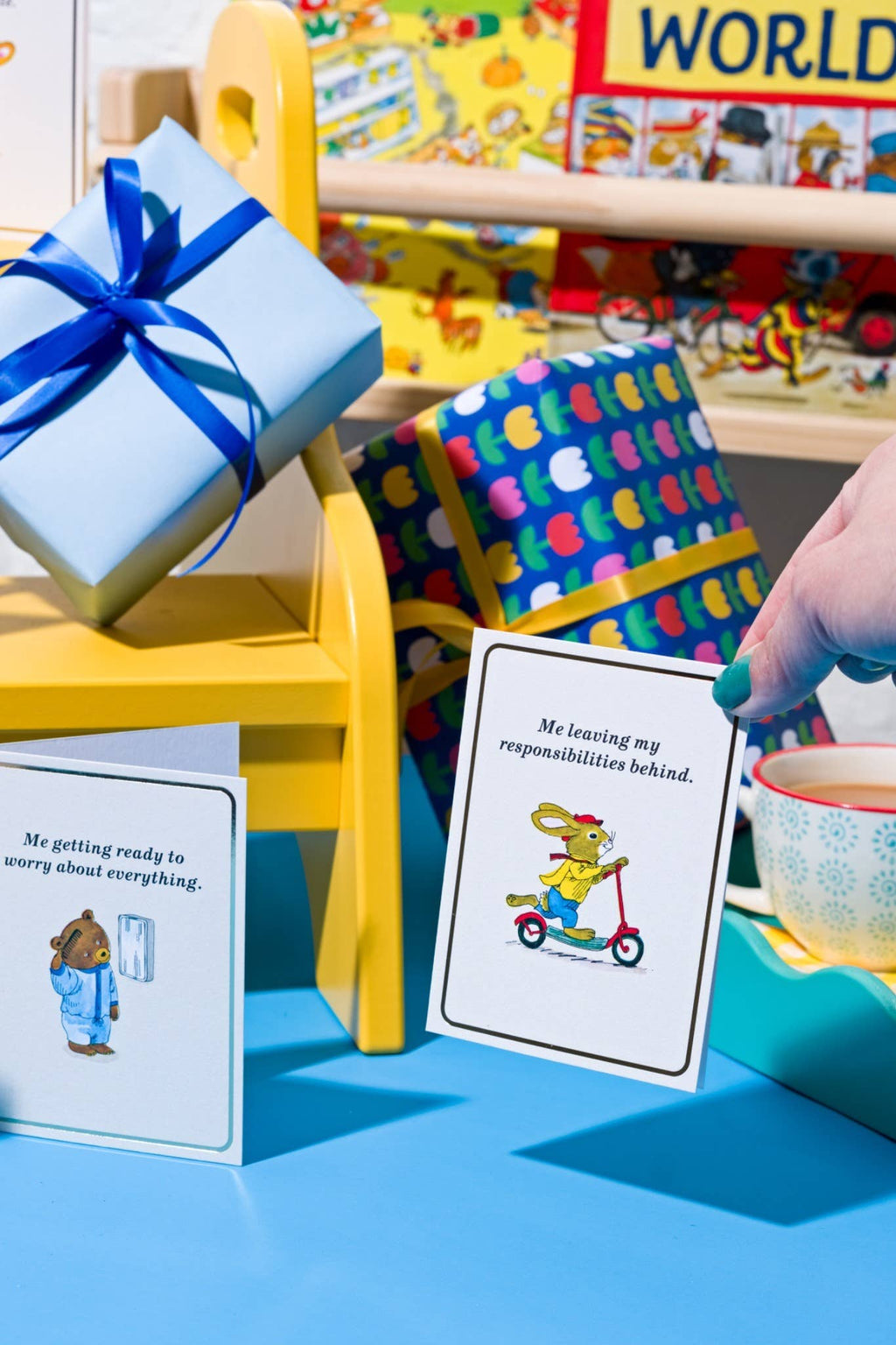 Here For You – Mini Card by Richard Scarry