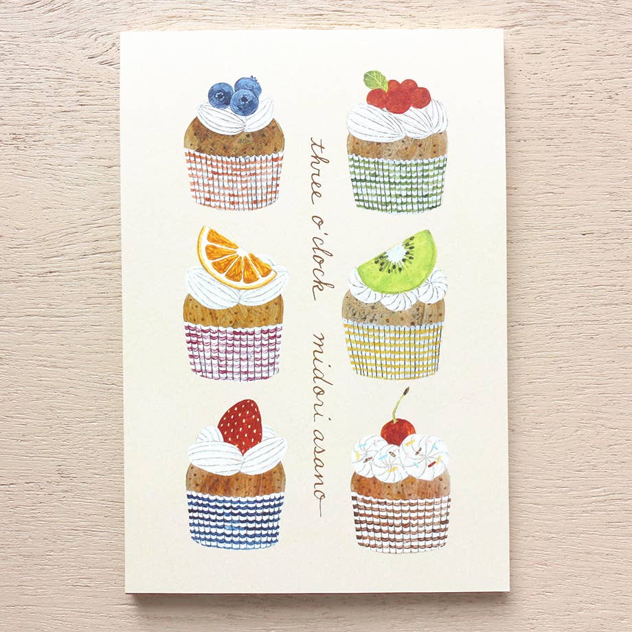 Cozyca Postcard Pad - Three O'Clock