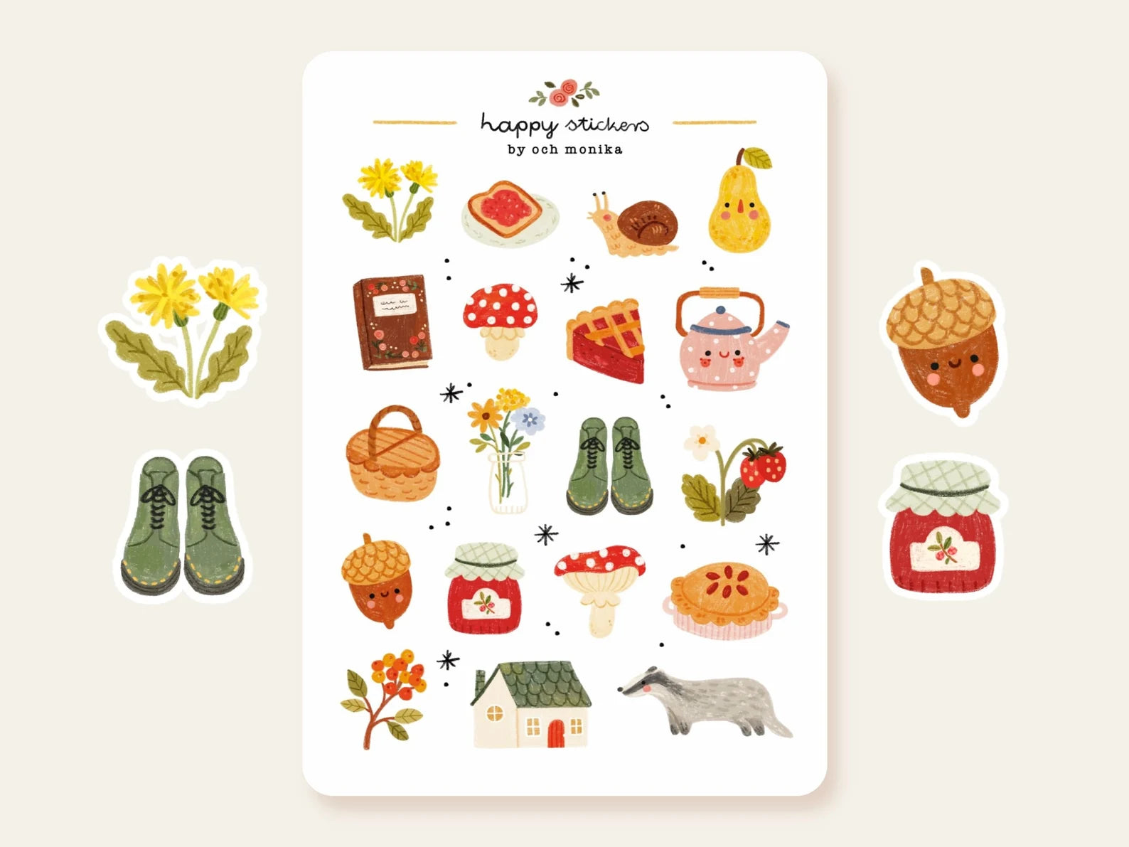 All Cosy – Stickers by Och Monika