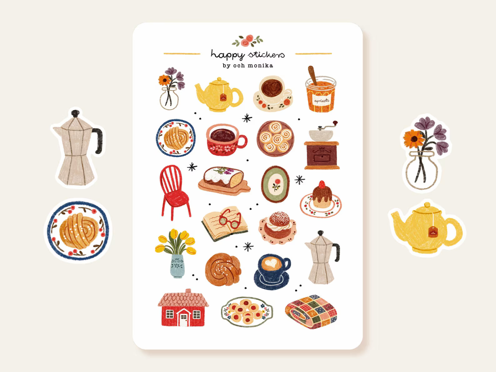 Fika – Stickers by Och Monika