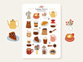 Coffee time – Stickers by Och Monika