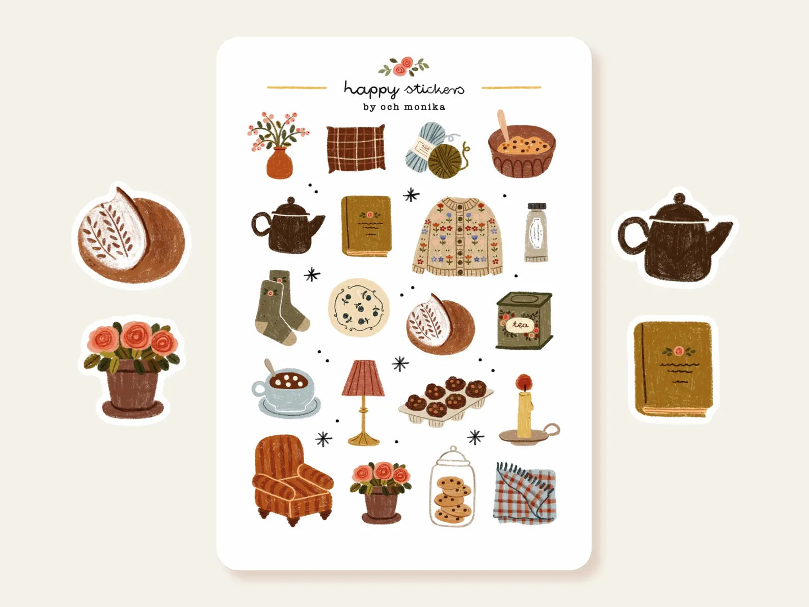 Cosy Home – Stickers by Och Monika