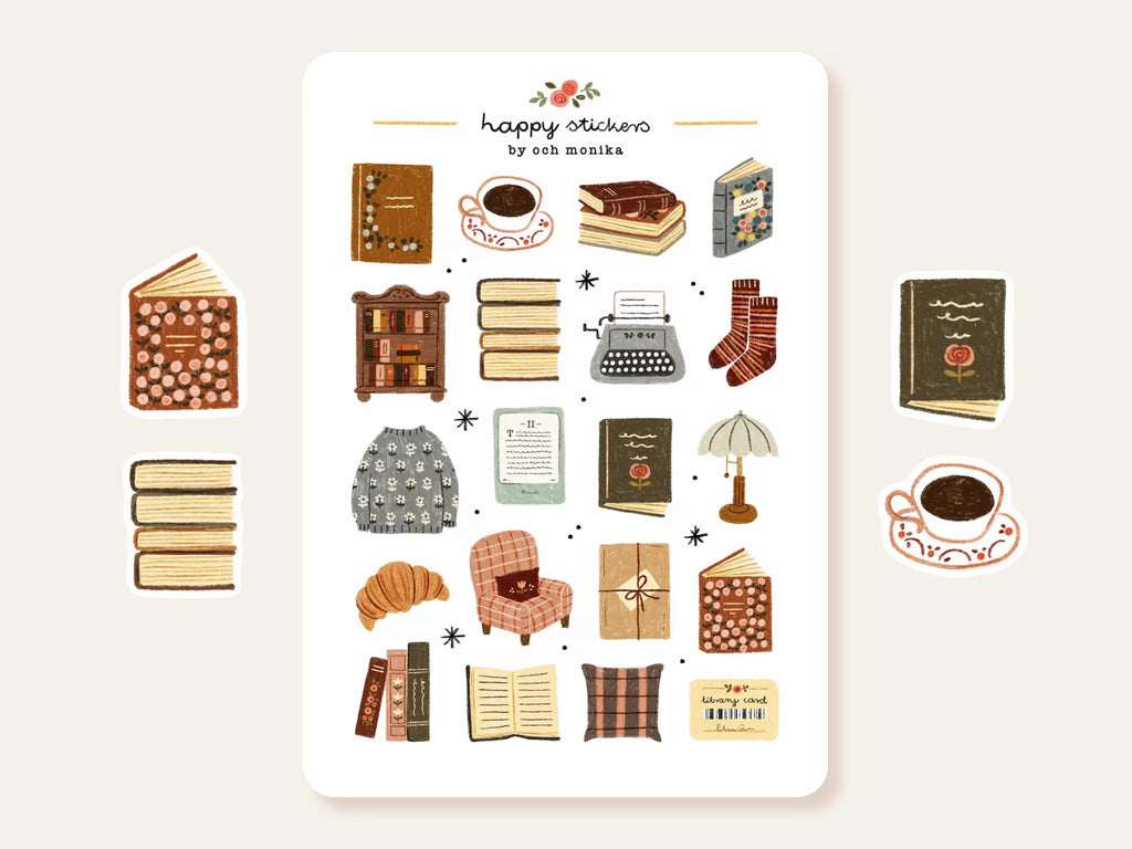 Bookish Corner stickers – Och Monika